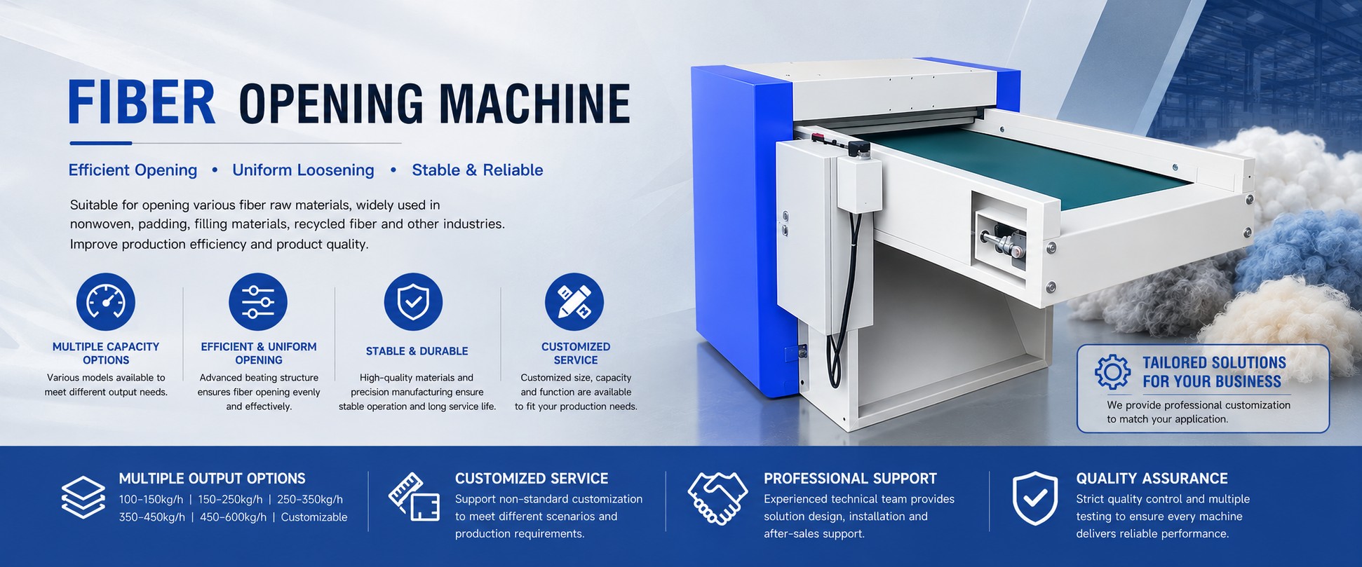 Fiber Opening Machine Supplier