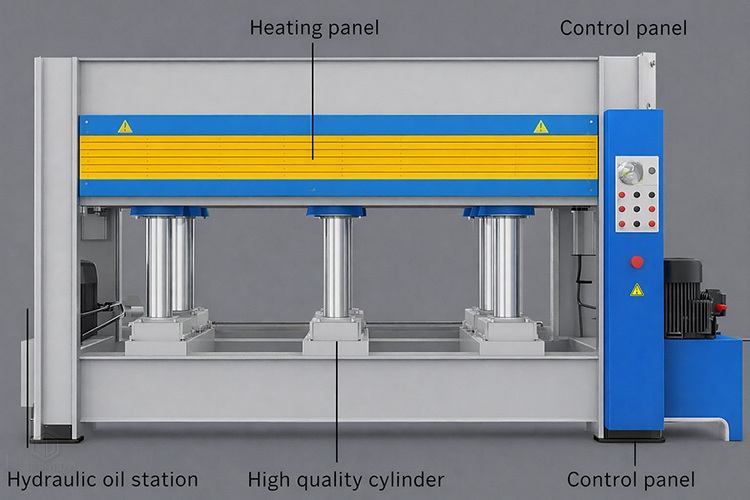 Veneer Hot Press Machine