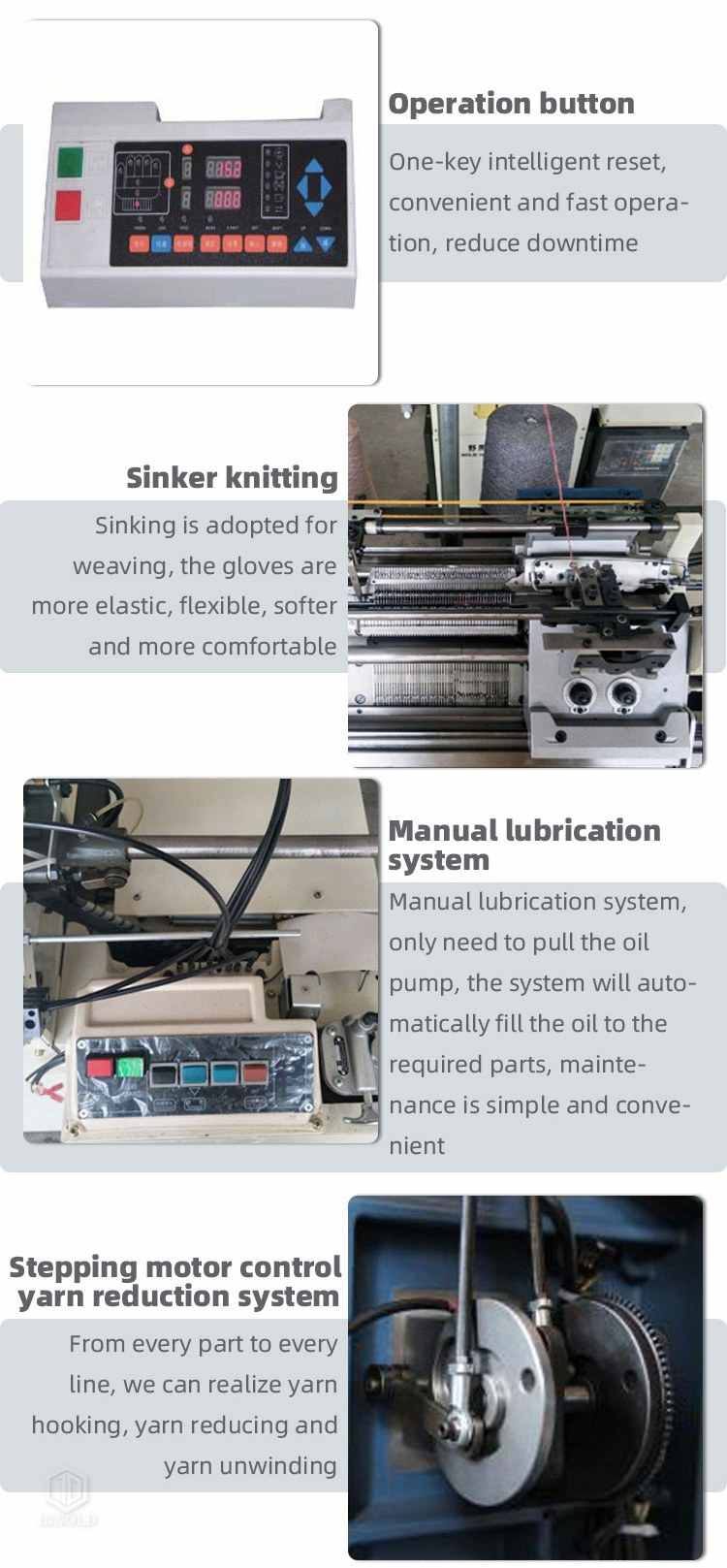 Glove Knit Machine