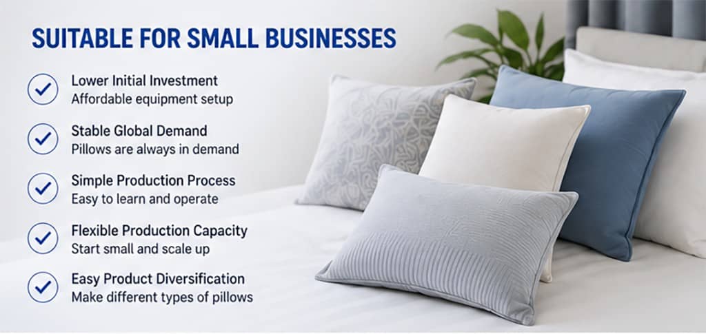 Pillow Manufacturing Business Pillow Manufacturing Business,Pillow Production Business,Pillow Factory Business