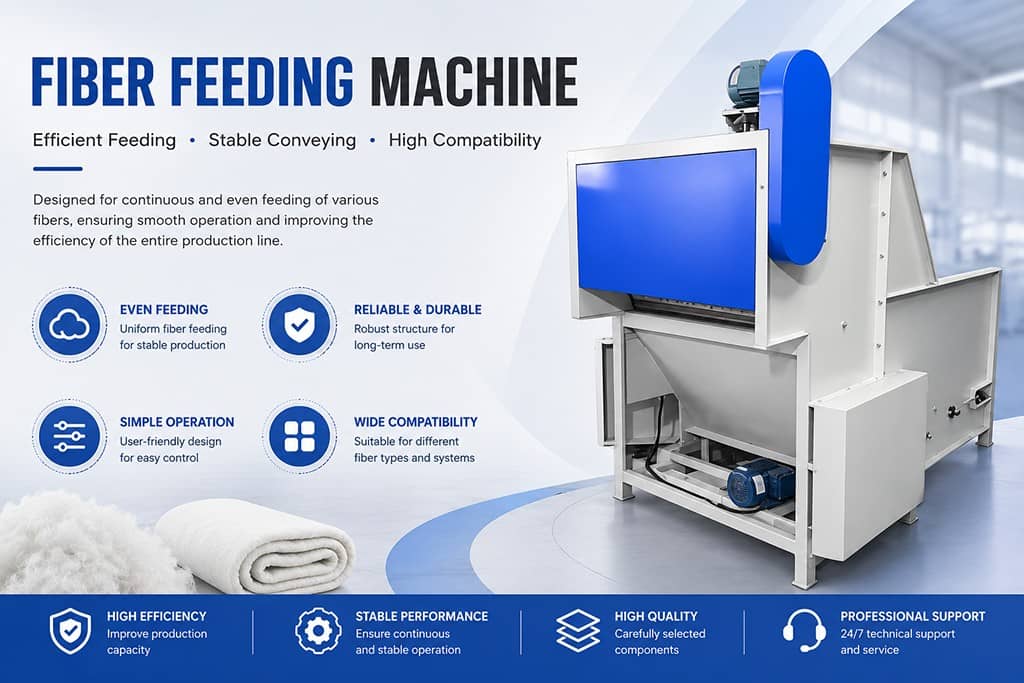 Cotton Feeding Machine Hot selling For <a href=https://www.syinnold.com/Fiber-Opening-Machine-Energy-Saving-Fiber-Opening-Equipment-Fiber-Openning-Process-For-Pillow-Filling-Machine-p.html target='_blank'>Fiber Opening Machine</a>