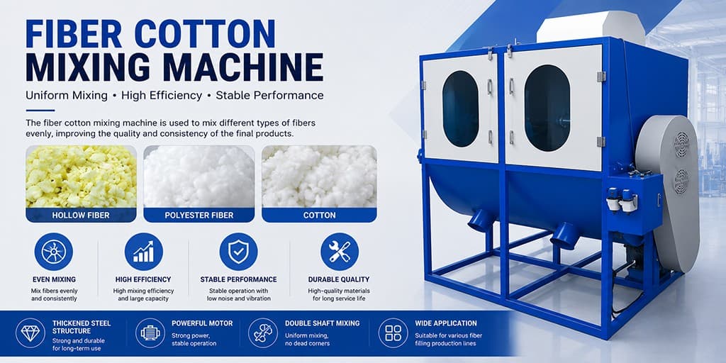 Fiber Blending Machine Fiber Mixing Machine Multi Pipeline Use For Cotton Filling <a href=https://www.syinnold.com/Plush-Animal-Stuffing-Machine-Cotton-Plush-Toy-Filling-Machine-For-Bear-In-China-p.html target='_blank'><a href=https://www.syinnold.com/Bulk-Pillow-Stuffing-Machine-Wholesale-and-Retail-Small-Cotton-Canning-Machines-p.html target='_blank'>Pillow Stuffing Machine</a></a>