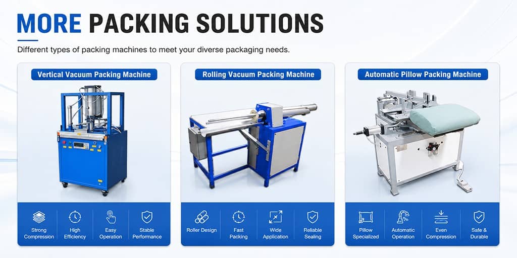 Compression Vacuum Packaging Machine Compression Vacuum Packaging Machine Consistent Pillow Packing Sealing Machine