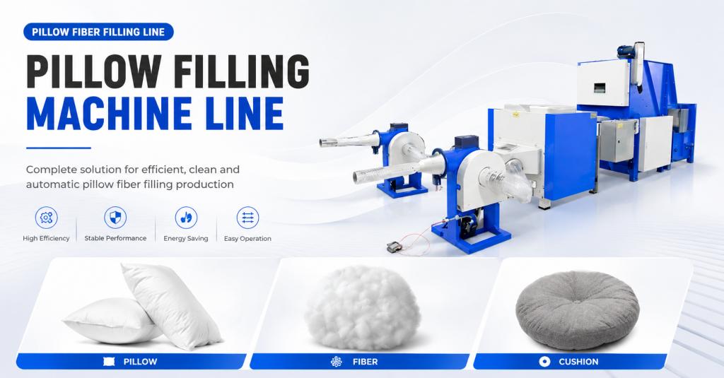 Cushion Polyester Filling Machine Cushion Polyester Filling Machine Fast Delivery Cotton Fiber Down Synthetic Fill Machine