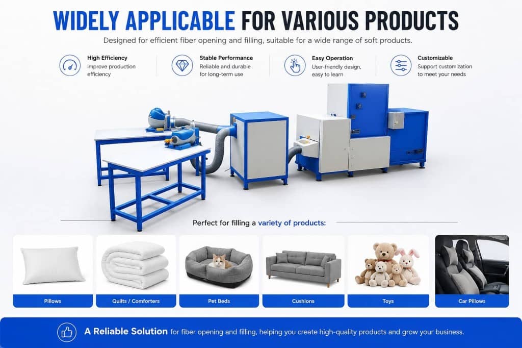Quantitative Filling Machine Quantitative Filling Machine Sofa Cushion Cotton Filling Machine Supplier