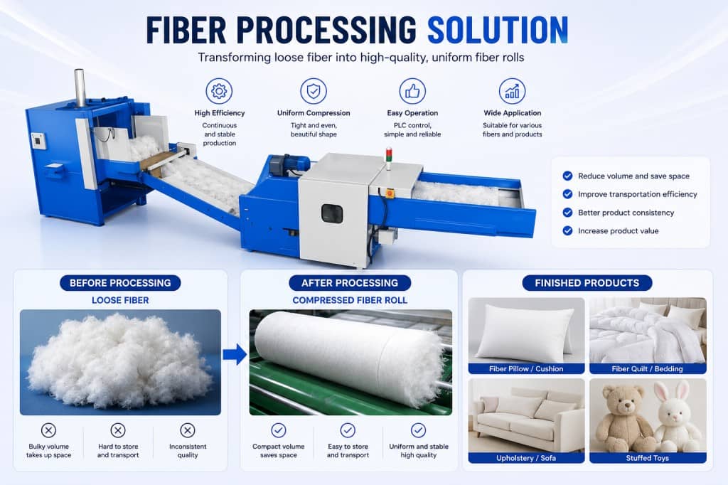Home Textile Roll Packing Line Pilow Vacuum Cushion Compression Supplier