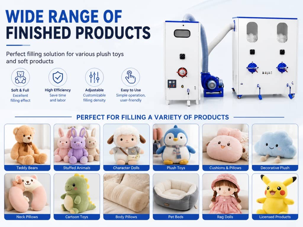 Cotton Toy Filling Machines Cotton Toy Filling Machines Plush Filling Machine Manufacturing Machine Price