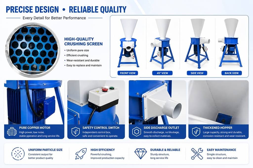 Polyurethane Foam Shredder Polyurethane Foam Shredder Adjustable Output Sponge Crusher Supplier