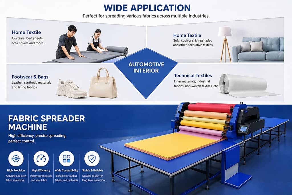 Textile Fabric Spreading Machine Textile Fabric Spreading Machine Digitally Fabric Spreader Machine Price