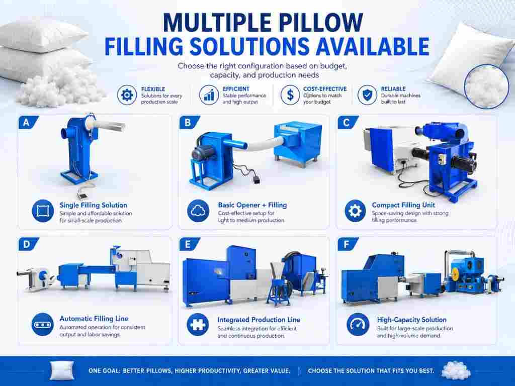 Pillow Filling Machine How To Choose A Pillow Filling Machine For Small And Medium Factories