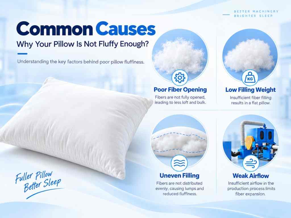 Pillow Not Fluffy After Filling Pillow Filling Solution