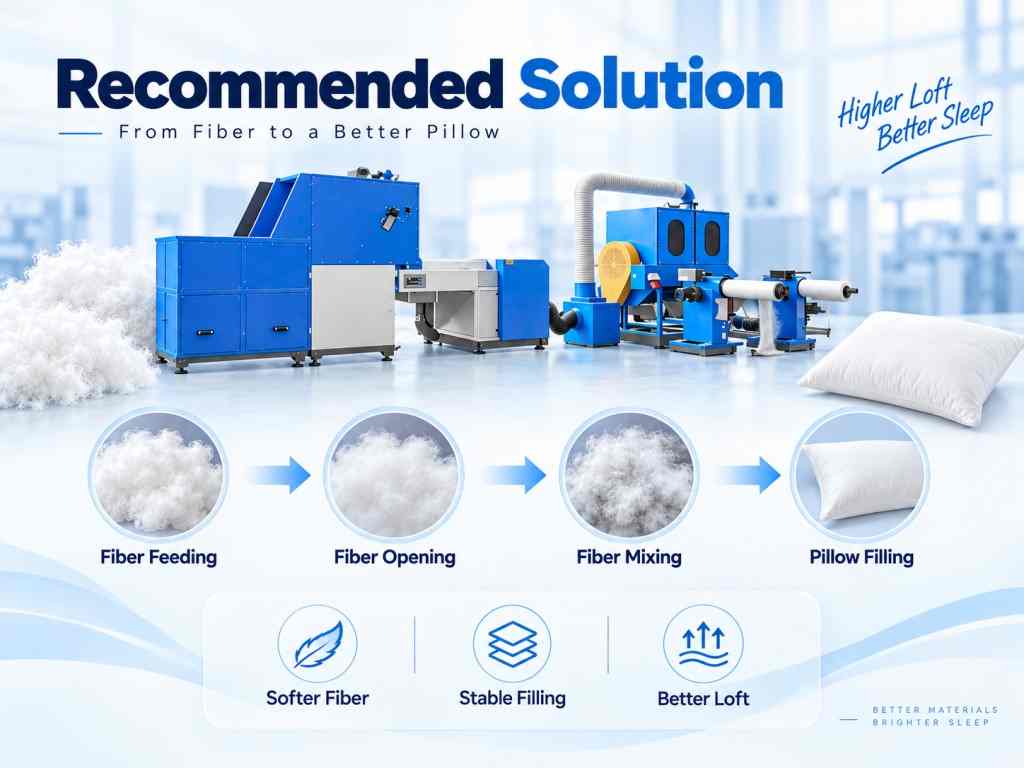 Pillow Not Fluffy After Filling Pillow Filling Solution