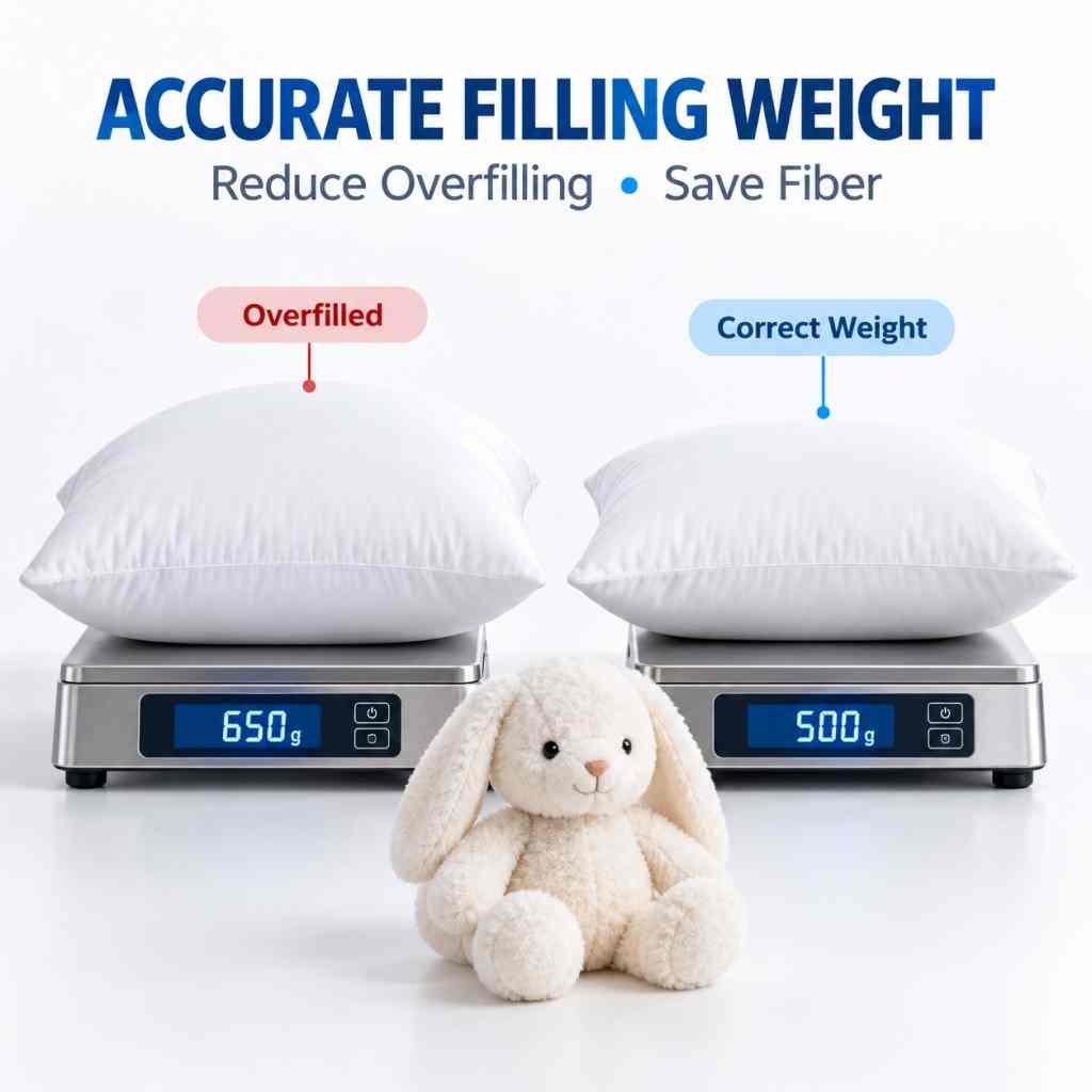 Pillow Filling Machine Reduce Fiber Waste