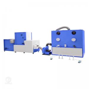 Sri Lanka Dual Station Fiber Doll Filling Machine Video Test