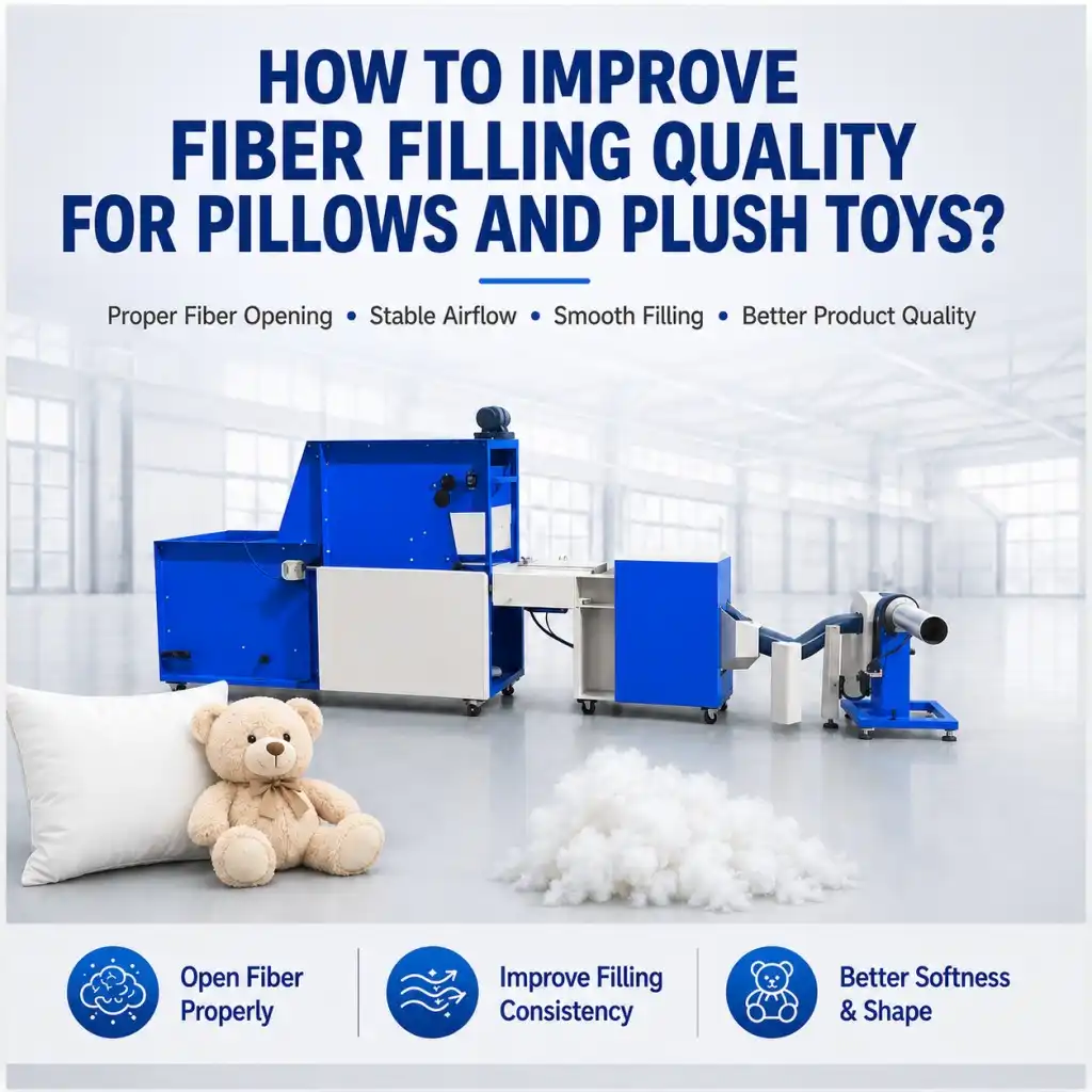 How To Improve Fiber Filling Quality For Pillows And Plush Toys?