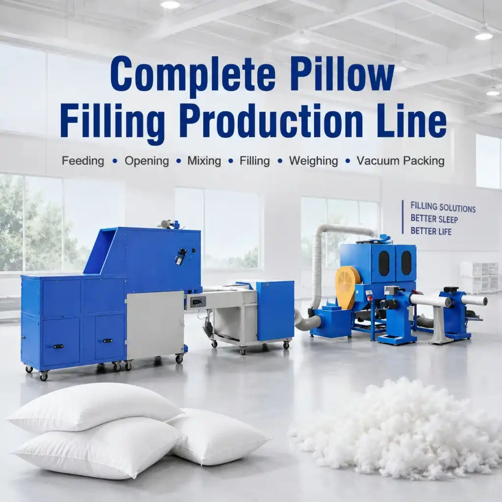 How To Build A Complete Pillow Filling Production Line?