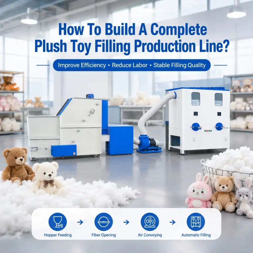 How To Build A Complete Plush Toy Filling Production Line?