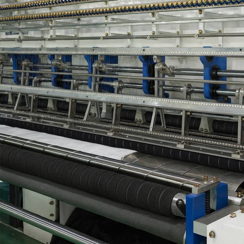 Comforter Quilting Machine Smooth Running Adjustable Shuttle-Multi-Needle Duvet Quilting Machine Comforter Quilting Machine Smooth Running Adjustable Shuttle-Multi-Needle Duvet Quilting Machine