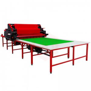 Fabric Roll Spreading Machine Semi-Automatic Conveyor Fabric Spreading Machine