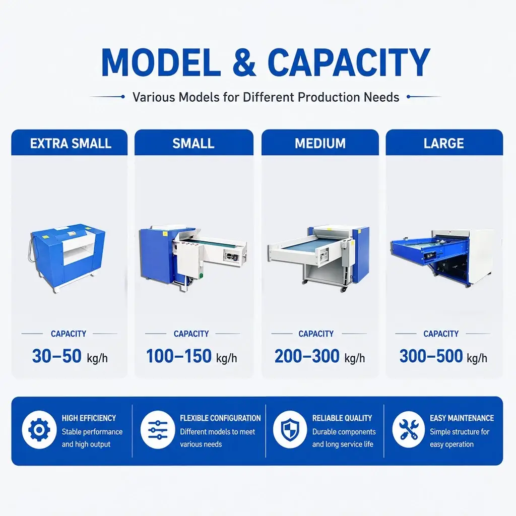 Fiber Fluffing Machine Toy Stuffing Fiber Opener For Filling Machine Fiber Fluffing Machine Toy Stuffing Fiber Opener For Filling Machine