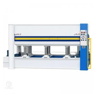 Hot Press Laminator Machine 100 Ton Woodworking Hydraulic Door Skin Laminating Press Machine