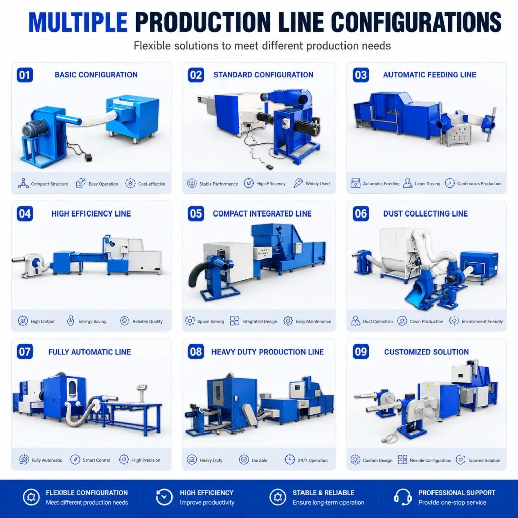 Textile Filling Machine Industrial Kapok Fiber Pillow Filling Machines Supplier Textile Filling Machine Industrial Kapok Fiber Pillow Filling Machines Supplier