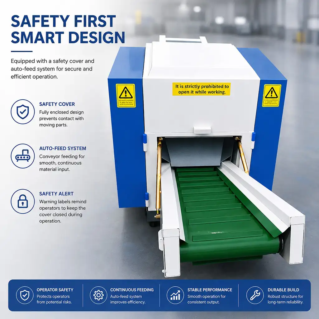 Textile Shredding Machine New Waste Recycling Shredder Machine Textile Shredding Machine New Waste Recycling Shredder Machine